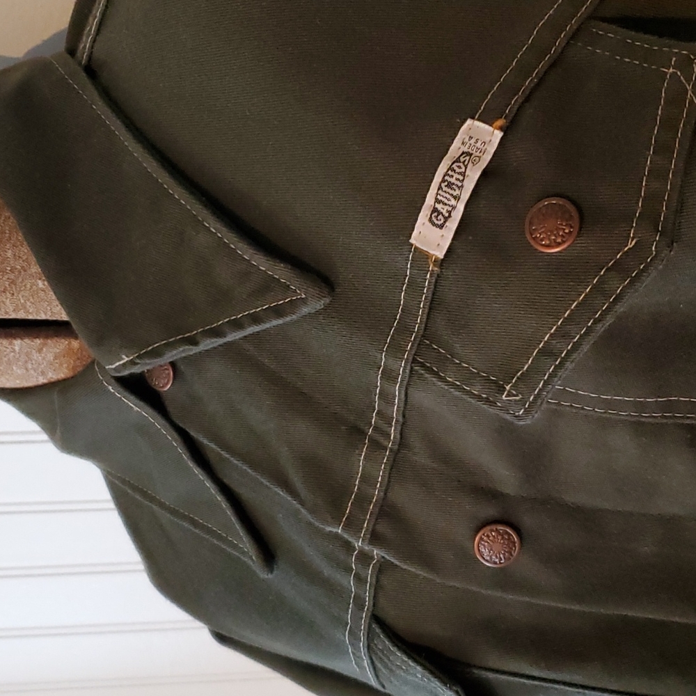 Vintage Gauchos army green jacket Made in USA